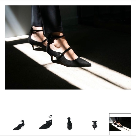 Adele double strap suede heel - Picture 3 of 7